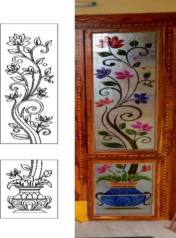 Flowers With Pot Design